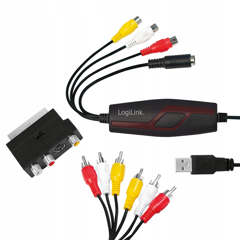 Nowość Grabber Audio/Video USB VG029 Win7 8 10 Mac