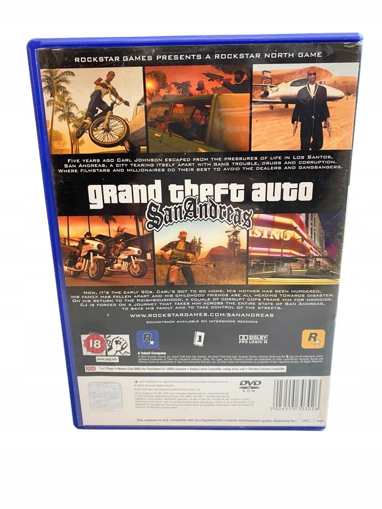 Купить Grand Theft Auto San Andreas PS2: отзывы, фото и характеристики ...