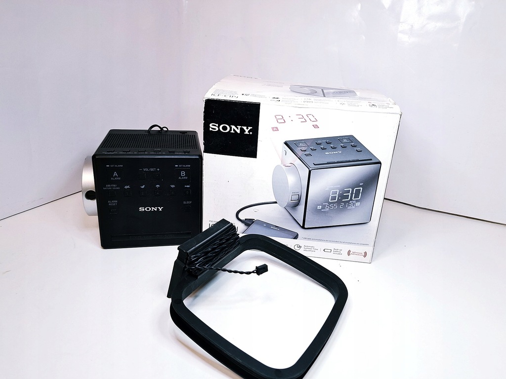 RADIOBUDZIK SONY ICFC1PJ + PUDEŁKO 14702814845 oficjalne archiwum