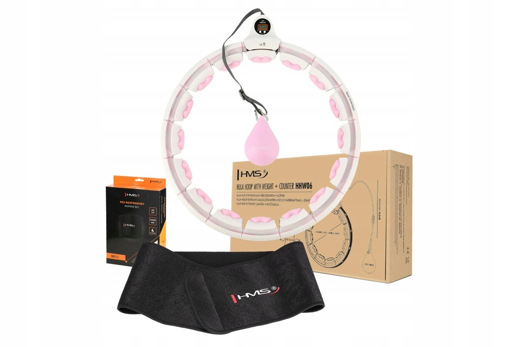 ZESTAW HULA HOP HHW06 PINK + PAS BR163 /HMS