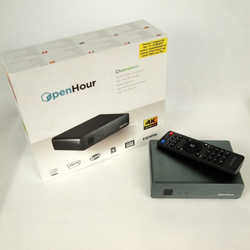 Open Hour Chameleon Android TV Box.