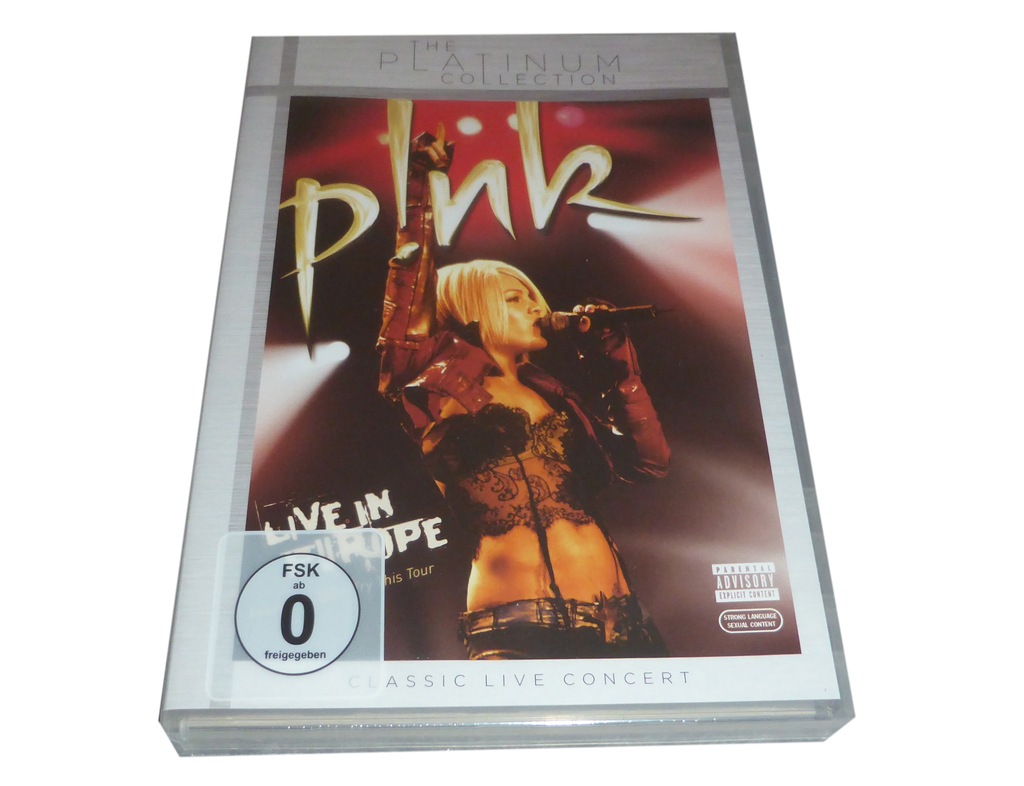 PINK - Live in Europe DVD [folia] SKLEP