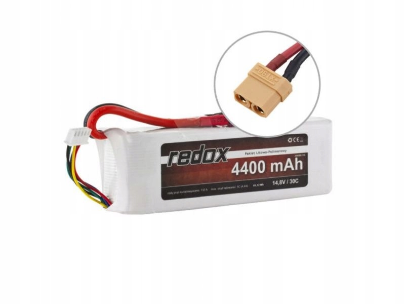 Akumulator Redox 4400 mAh 14,8V 30C - Pakiet LiPo