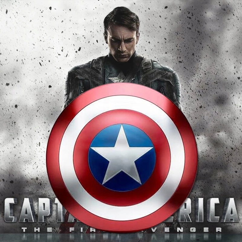 Tarcza metalowa Kapitan Ameryki dla dzieci Avengers Hulk Iron Man Thor 24h