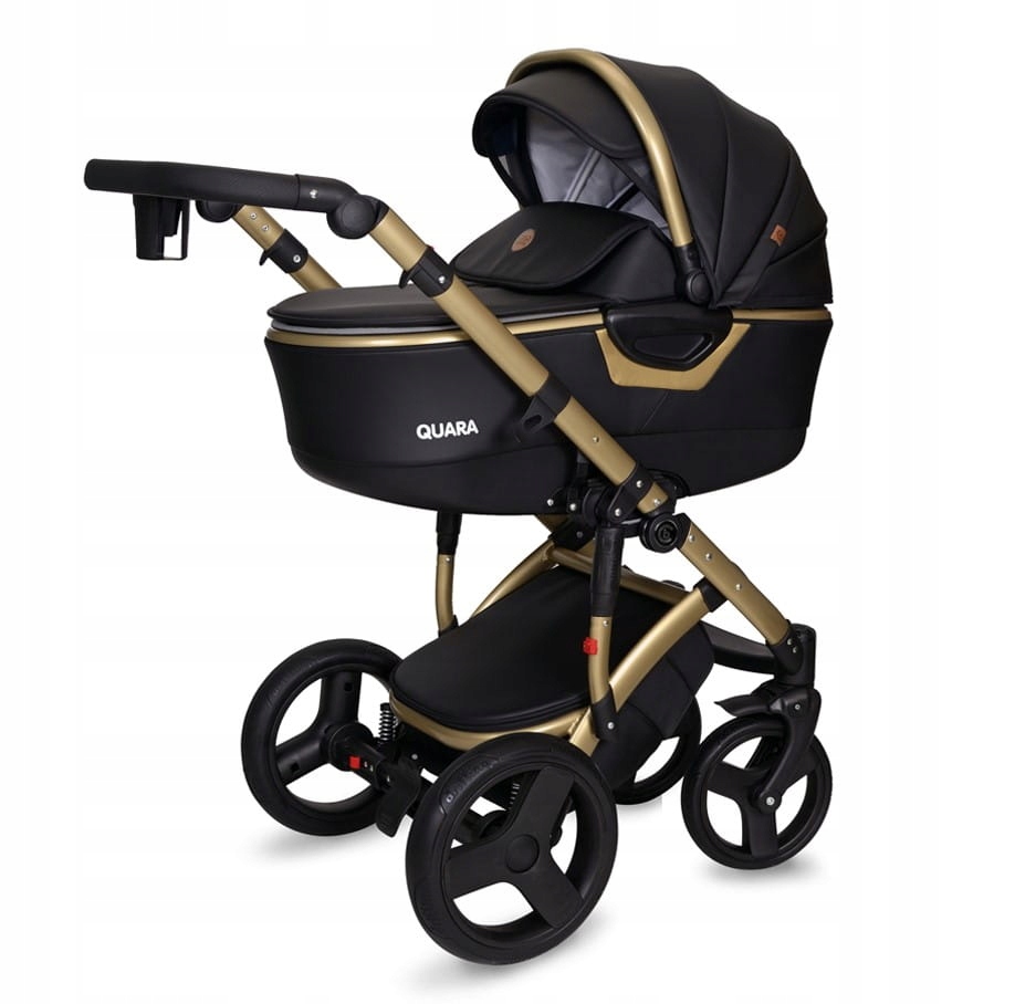 COTO BABY wózek 2w1 Quara (L) Len Black/Gold Eco 5