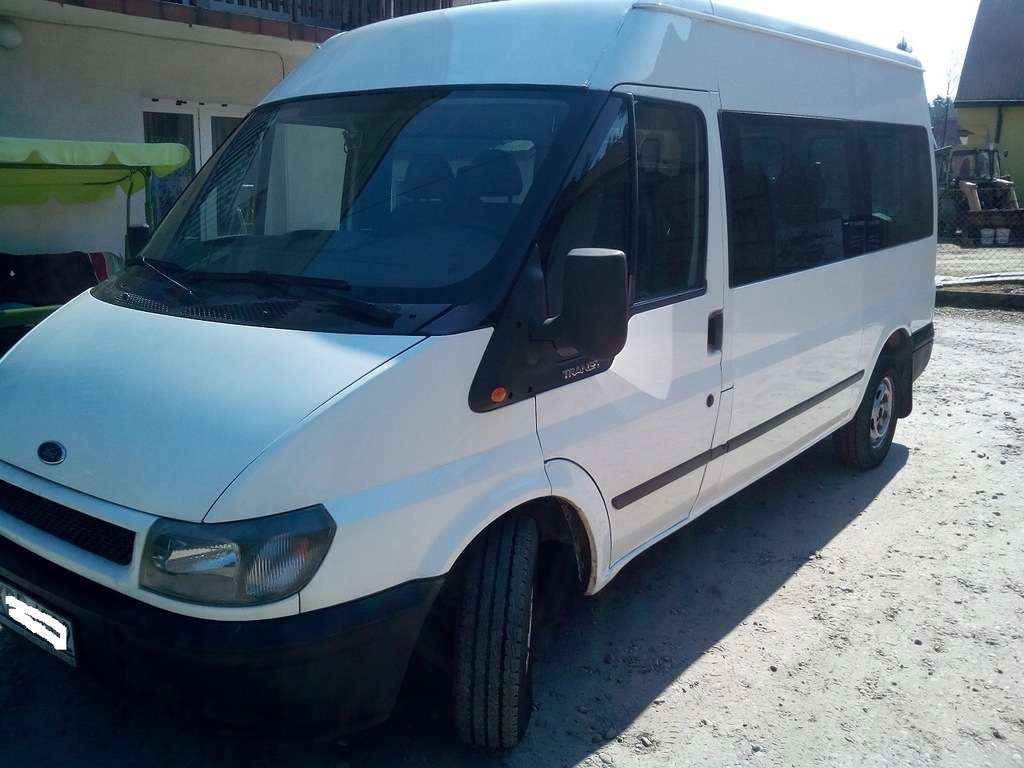 FORD TRANSIT 2.0D 101KM DŁUGI WYSOKI 9 osób KLIMA