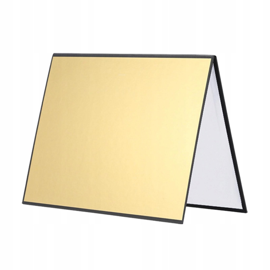 Light Reflector Multipurpose Folding Light Diffuser Board black gold white