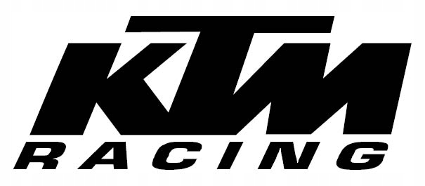 NAKLEJKA KTM Racing na motocykl 15cm