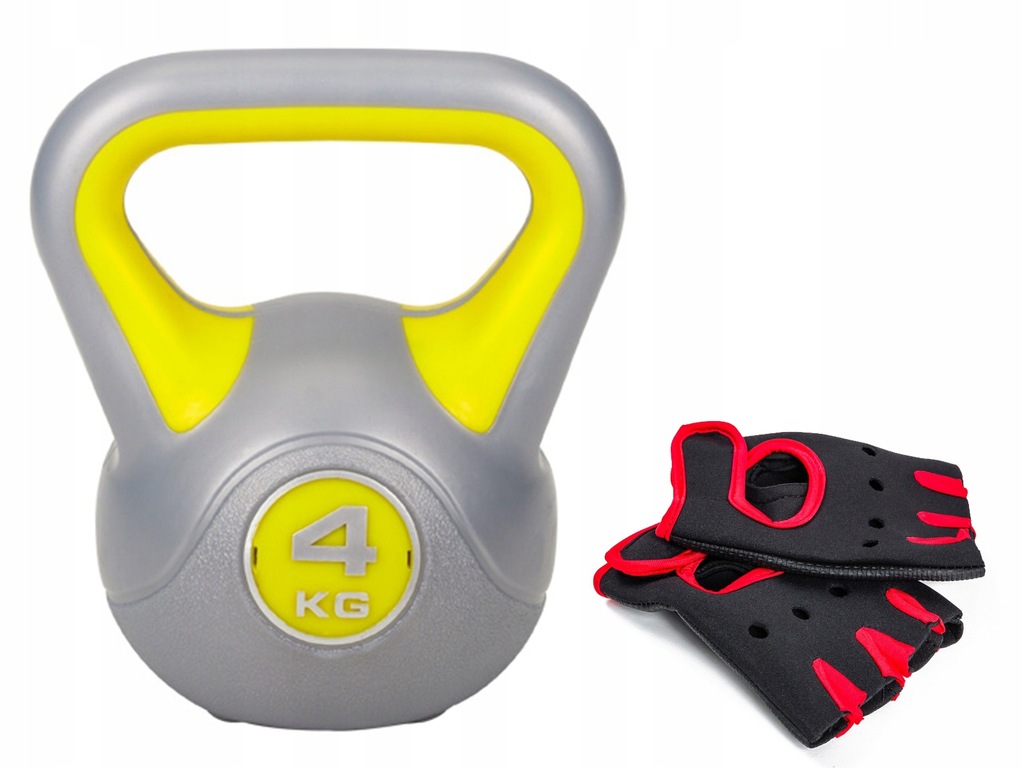 4 kg Ketle HANTLA Winylowa KULA KETTLEBELL