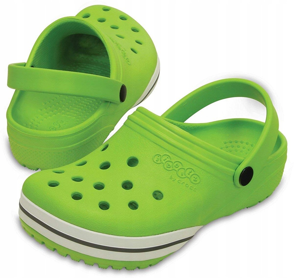 Jibbitz by Crocs Kilby Green Klapki Sandały 33-34