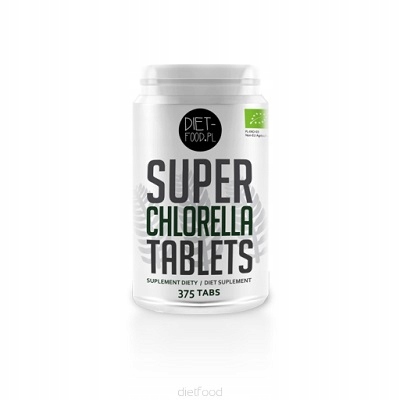 DIET-FOOD Chlorella [algi morskie] 375 tabletek (1