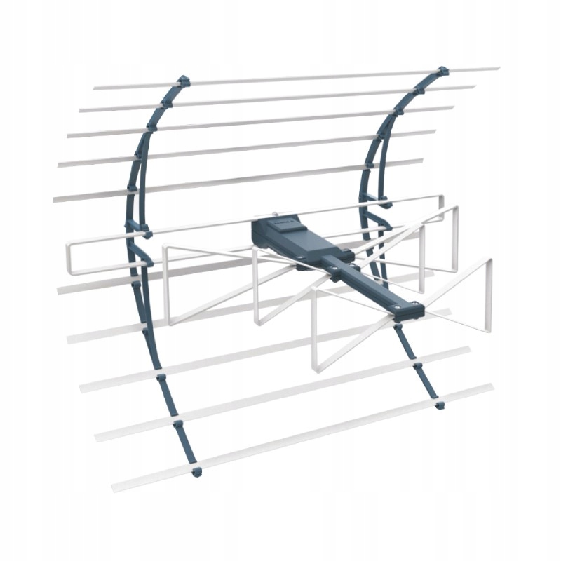 Antena zewnętrzna DVB-T / DVB-T2, VHF/UHF, 5-24 dB, SOWAR