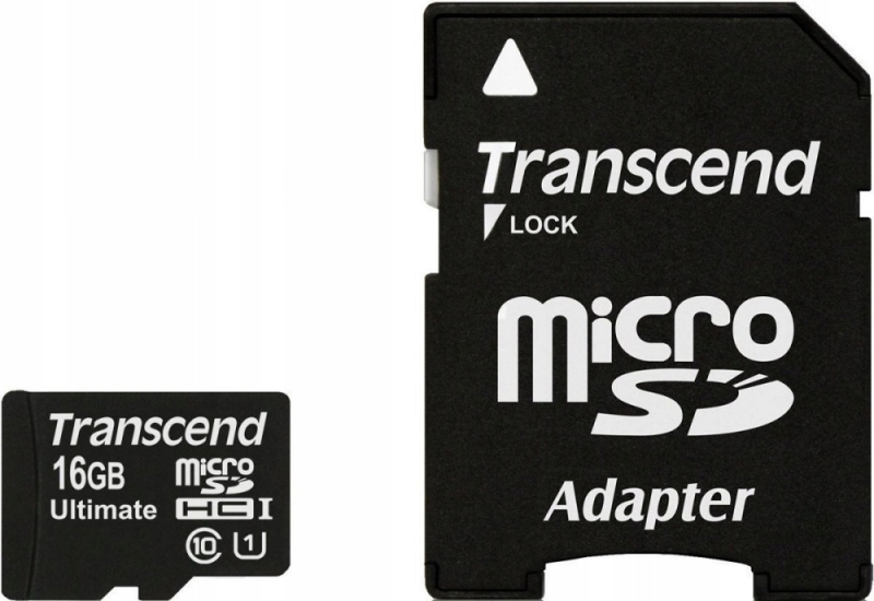 Karta pamięci TRANSCEND microSDHC 16 GB