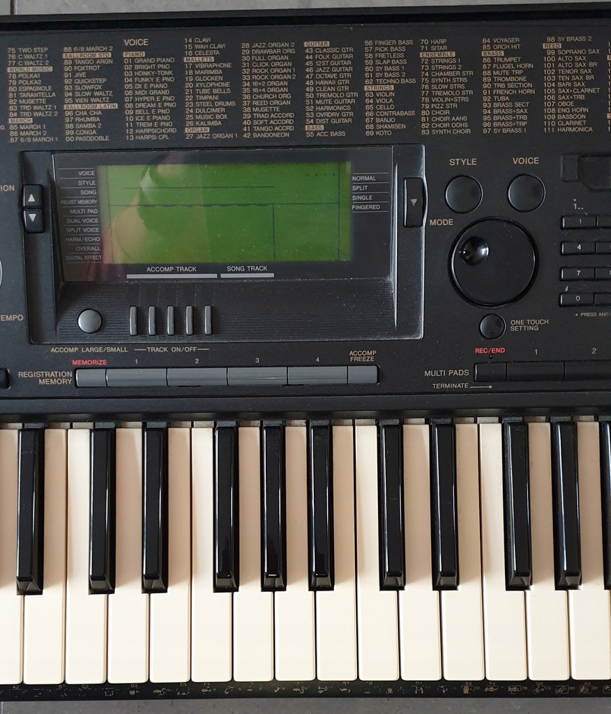 Keyboard Yamaha PSR-520 - 13487392419 - oficjalne archiwum