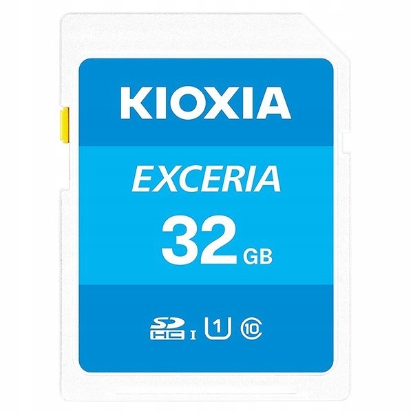 Kioxia Karta pamięci Exceria (N203), 32GB, SDHC, LNEX1L032GG4, UHS-I U1 (Cl