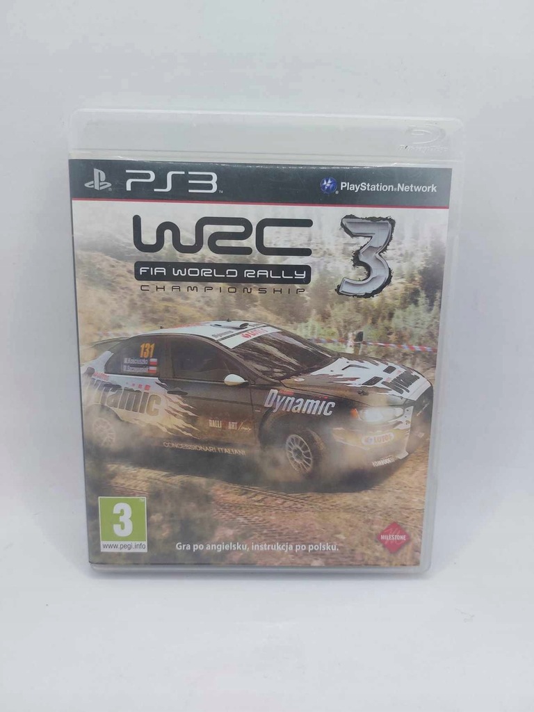 WRC 3 FIA WORLD RALLY PS3