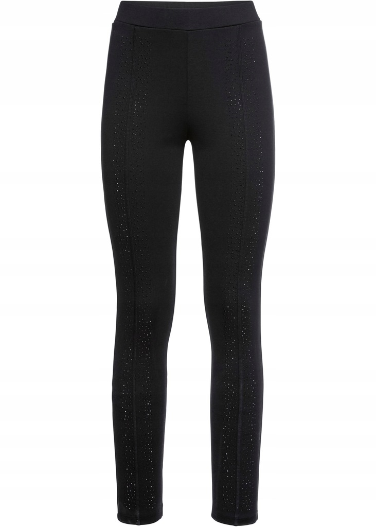 KD307 ELASTYCZNE LEGGINSY / CYRKONIE 32/34 / n-v