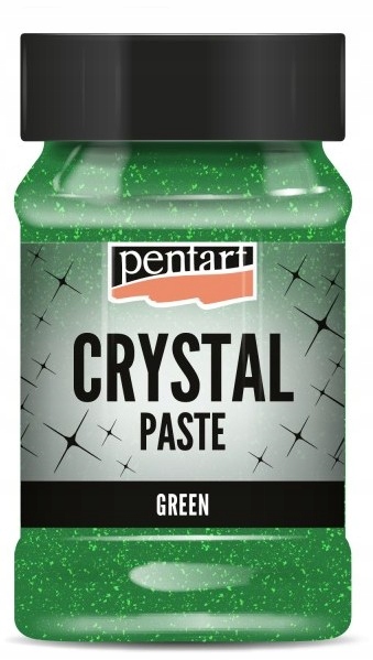 Pasta crystal 100 ml zielona, Pentart