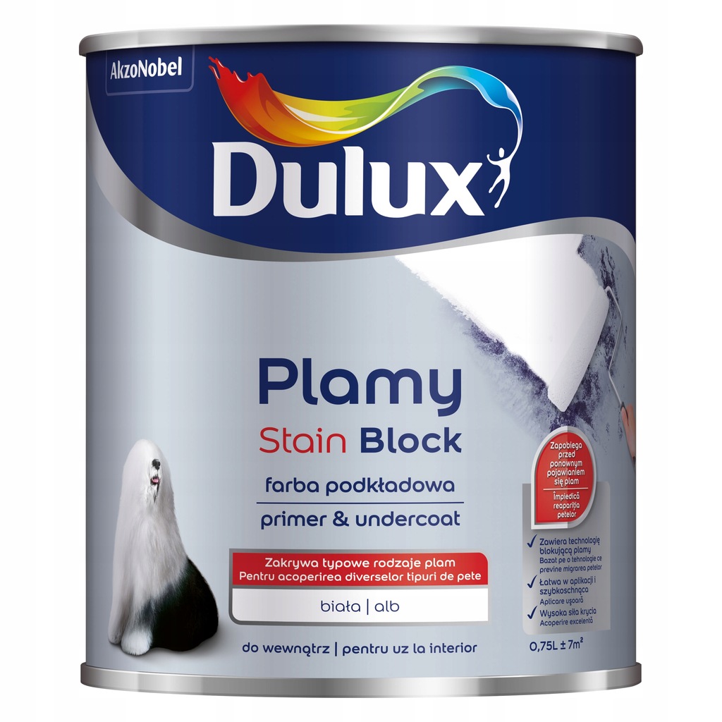 Dulux Plamy Farba Podkładowa 0,75L