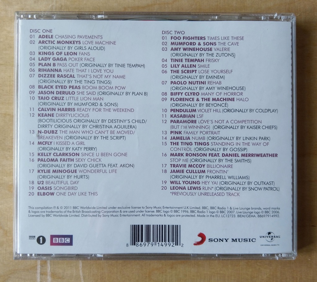 Купить Лучшее из 2-CD Live Lounge BBC Radio 1: отзывы, фото, характеристики в интерне-магазине Aredi.ru