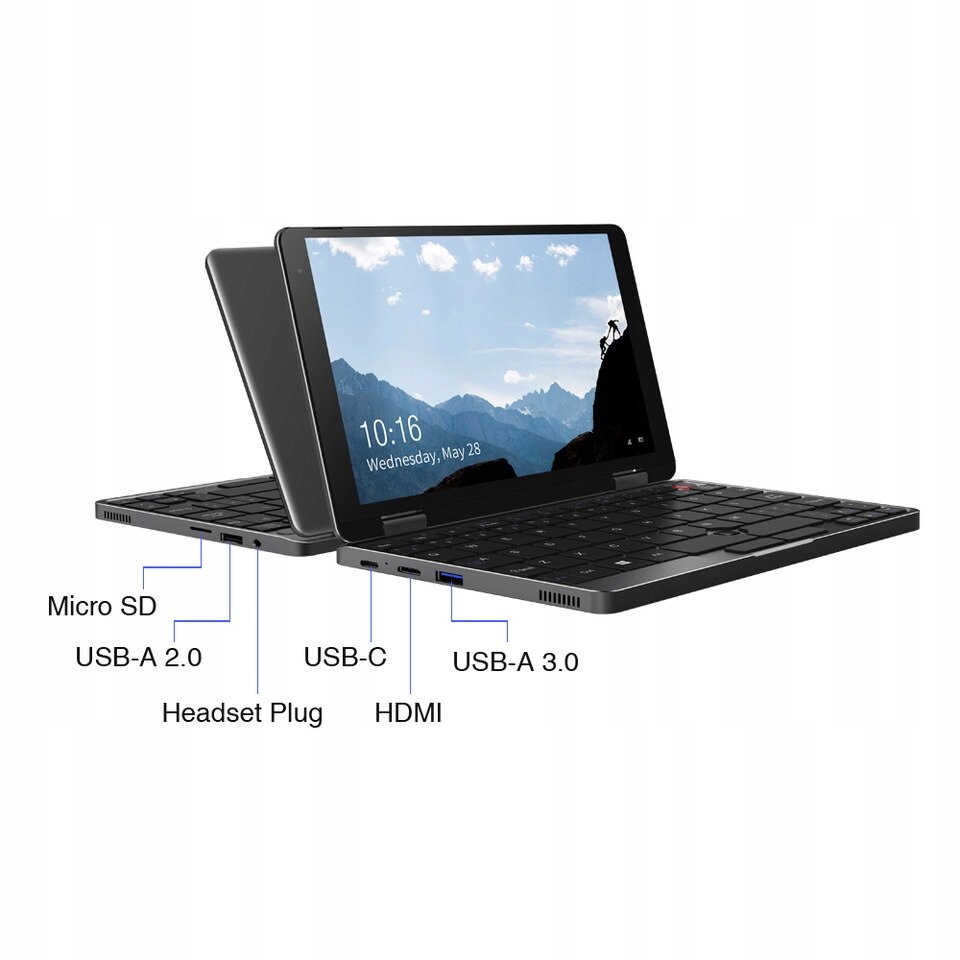 CHUWI MiniBook 8' Intel M3-8100Y 16/512SSD Win10