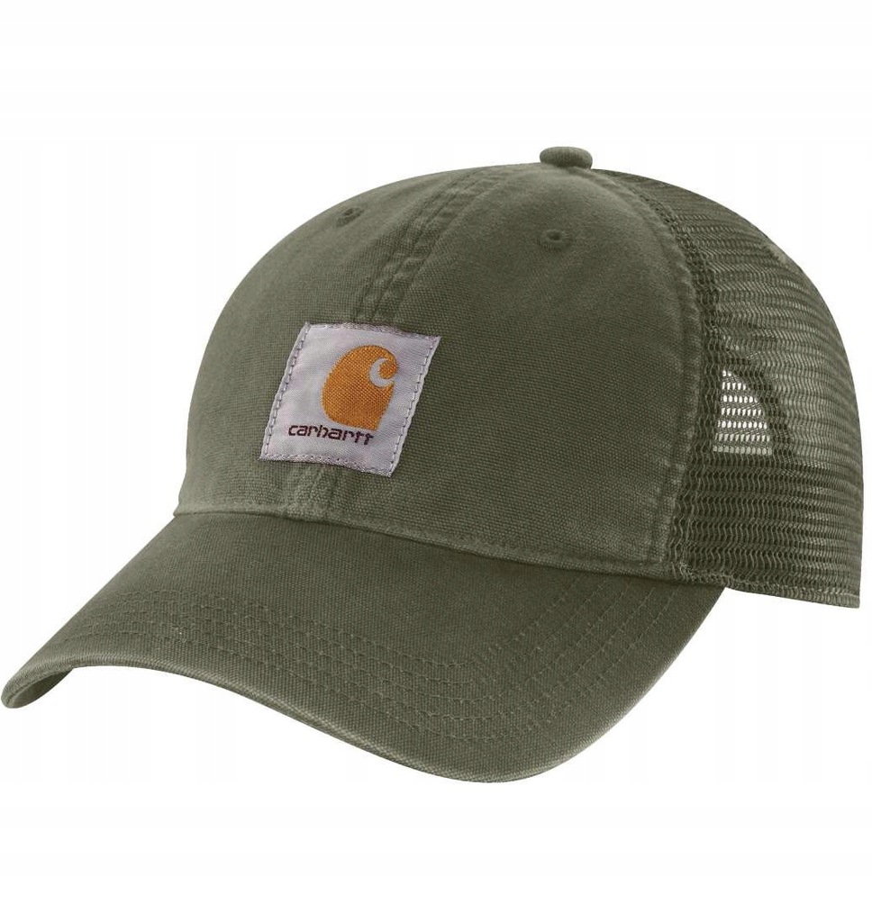 CARHARTT czapka z daszkiem mesh Buffalo zielona oliwkowa bazyliowa