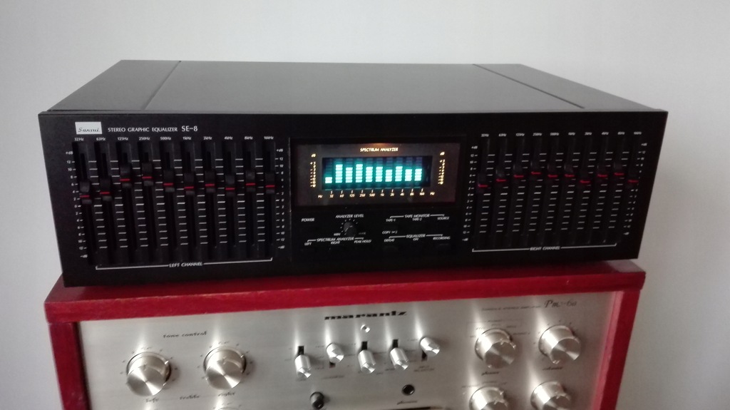 Купить Эквалайзер Sansui SE-8, черный: отзывы, фото, характеристики в интерне-магазине Aredi.ru