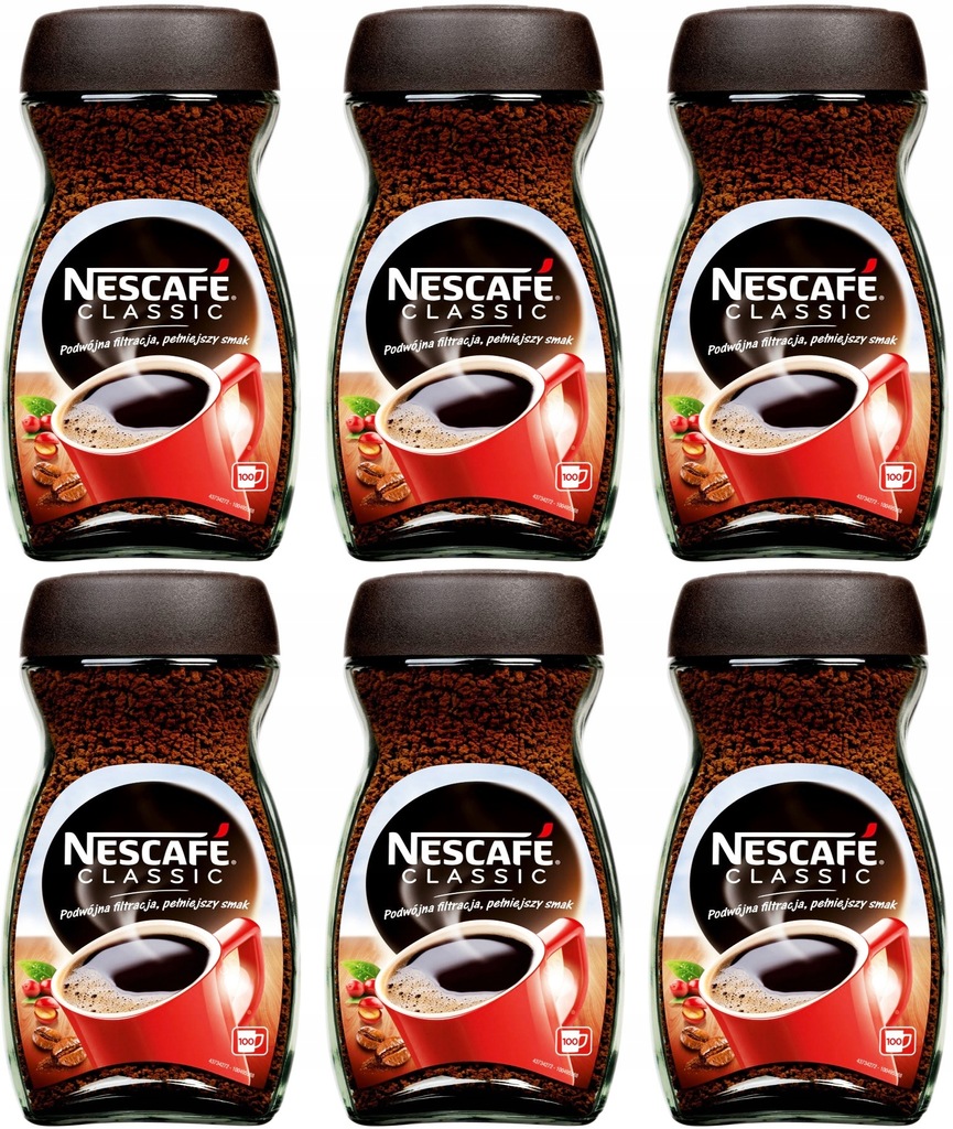 Kawa rozpuszczalna NESCAFE CLASSIC 6 x 200g