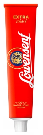 Musztarda Lowensenf Extra Scharf 100 ml z Niemiec