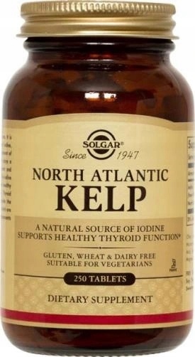 SOLGAR NORTH ATLANTIC KELP 250T JOD IODINE