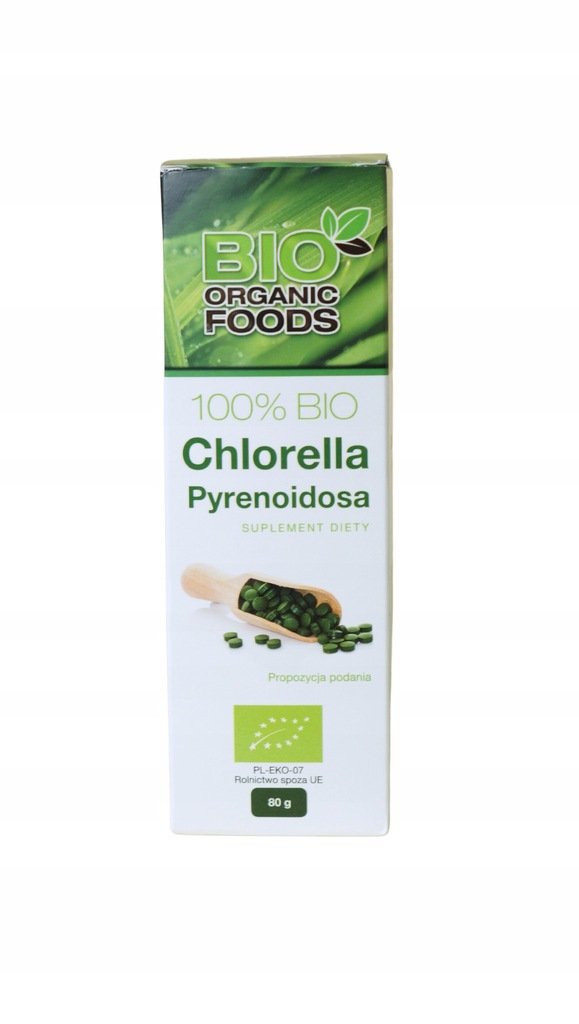 Chlorella BIO - Bio Organic Foods tabletki 320 szt. 80 g