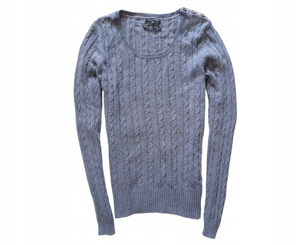 MASSIMO DUTTI COTTON SILK CASHMERE DAMSKI SWETER L 13703562310