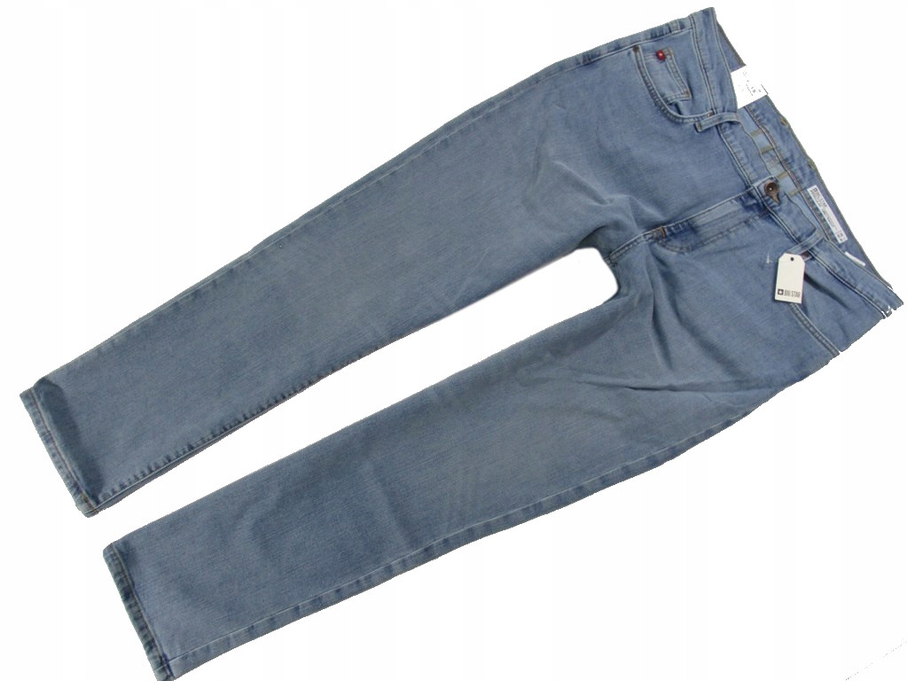 BIG STAR COLT Spodnie Proste Stretch Jeans_ 38/30