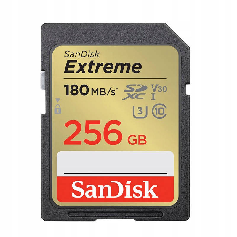 Karta pamięci SANDISK EXTREME SDXC 256 GB 180/130