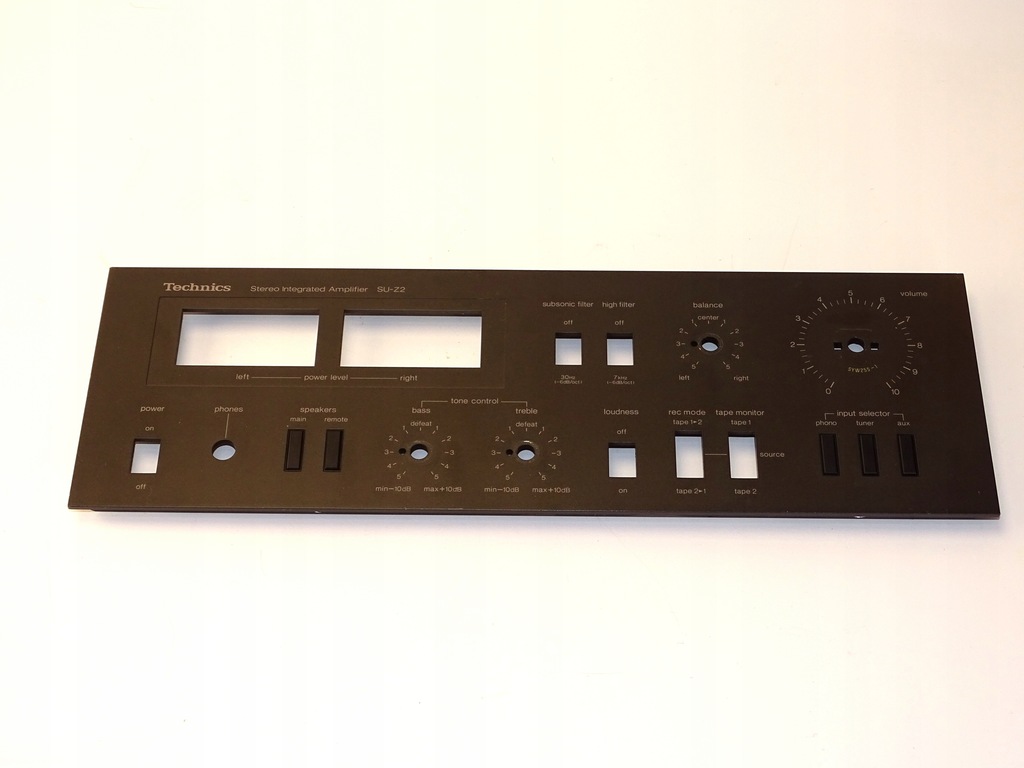 TECHNICS SU-Z2 panel front