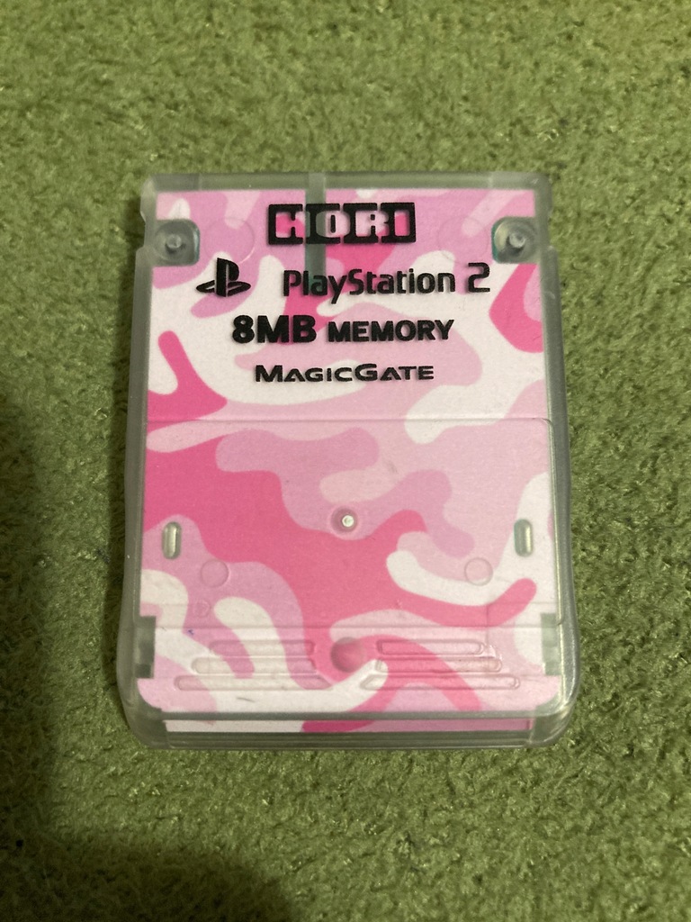 PS2 HORI Karta Pamięci CAMOUFLAGE PINK