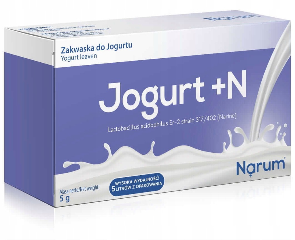 NARINE Narum JOGURT+N, 5 SASZETEK