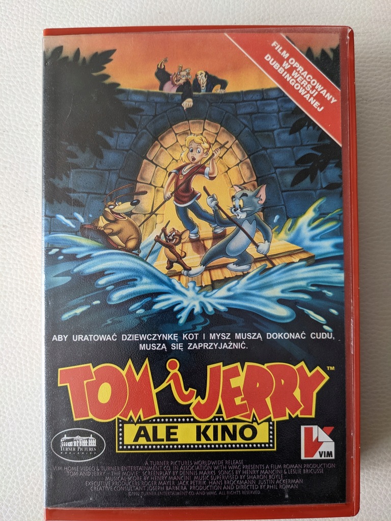 Tom i Jerry Ale kino film animowany kaseta VHS 12564677048