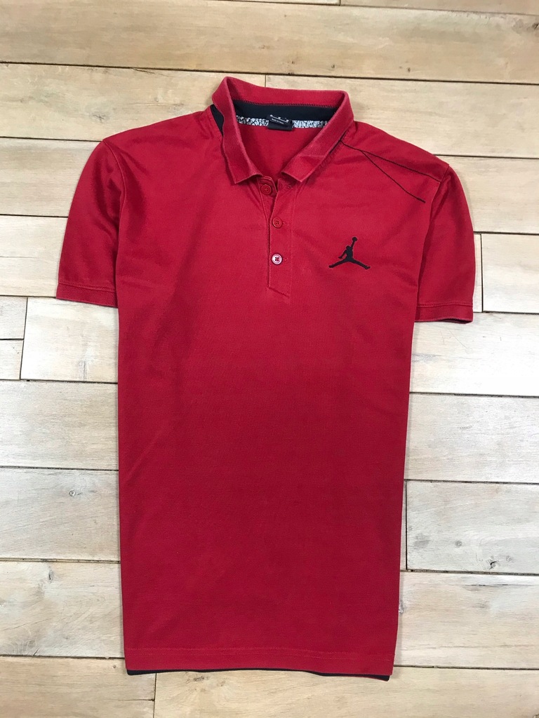 Nike Air Jordan polo klasyk unikat logo drifit M L