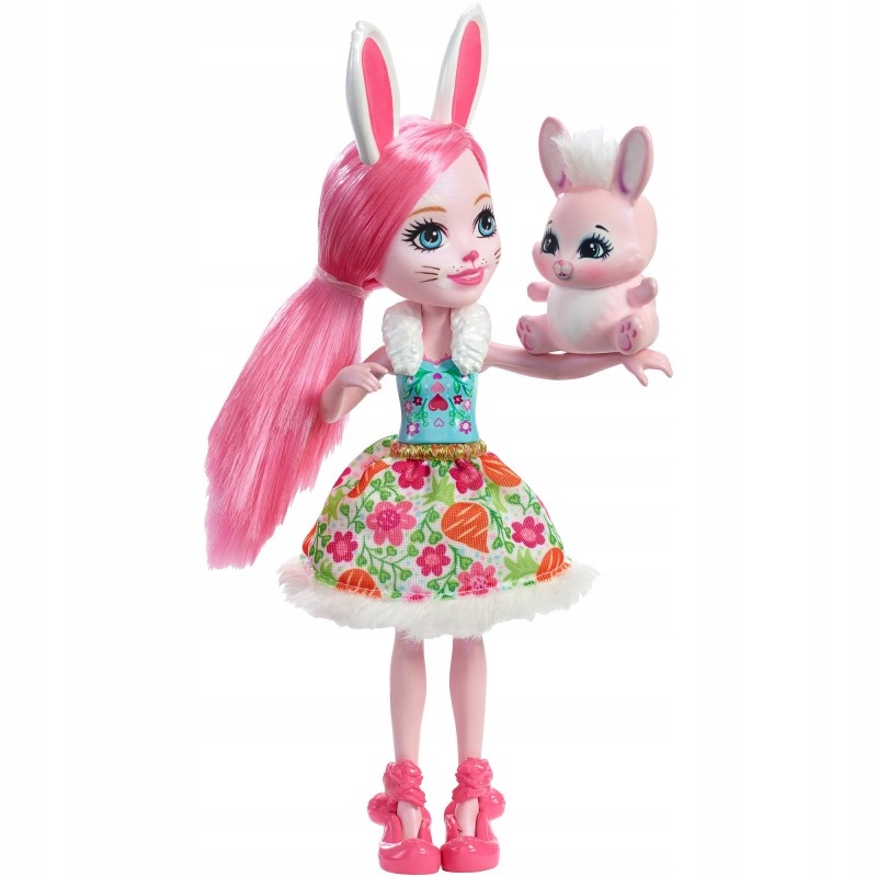 Mattel Enchantimals Lalka Bree Bunny + zwierzątko