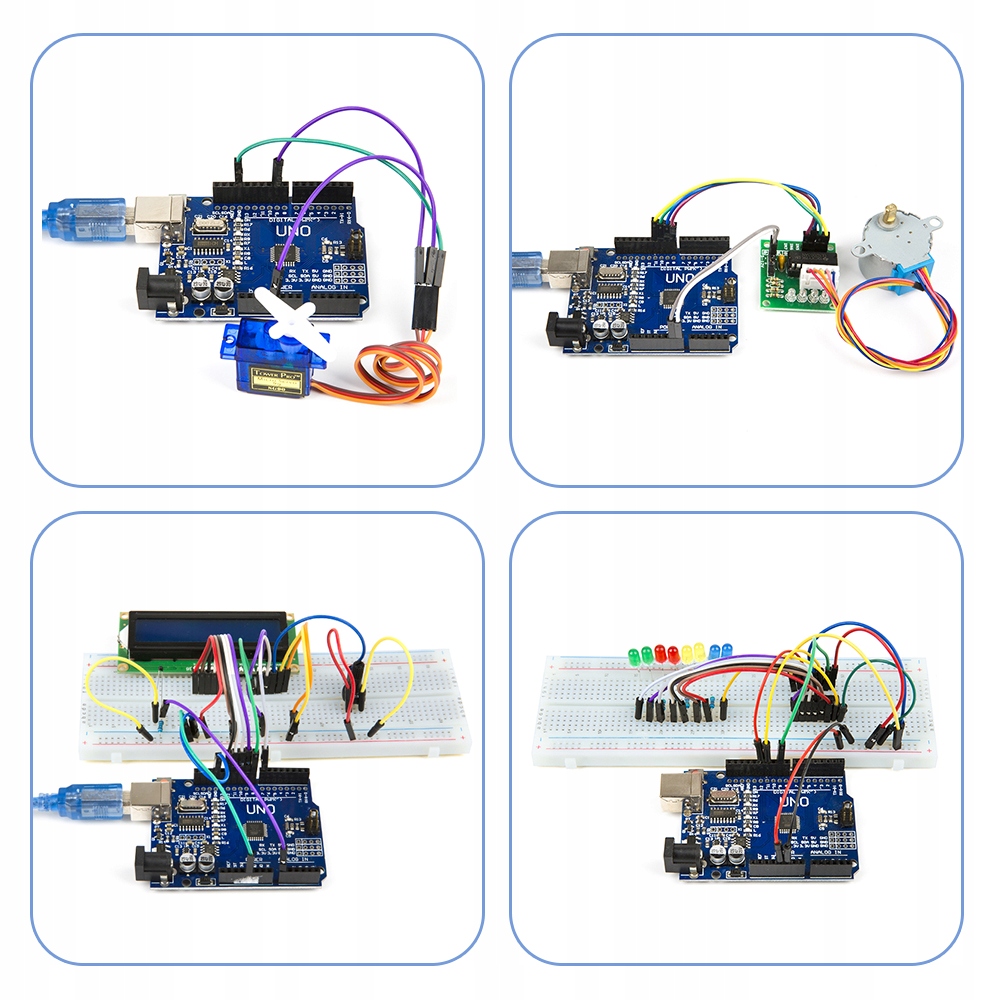 ZESTAW ARDUINO STARTOWY STARTER KIT UNO R3 PREZENT
