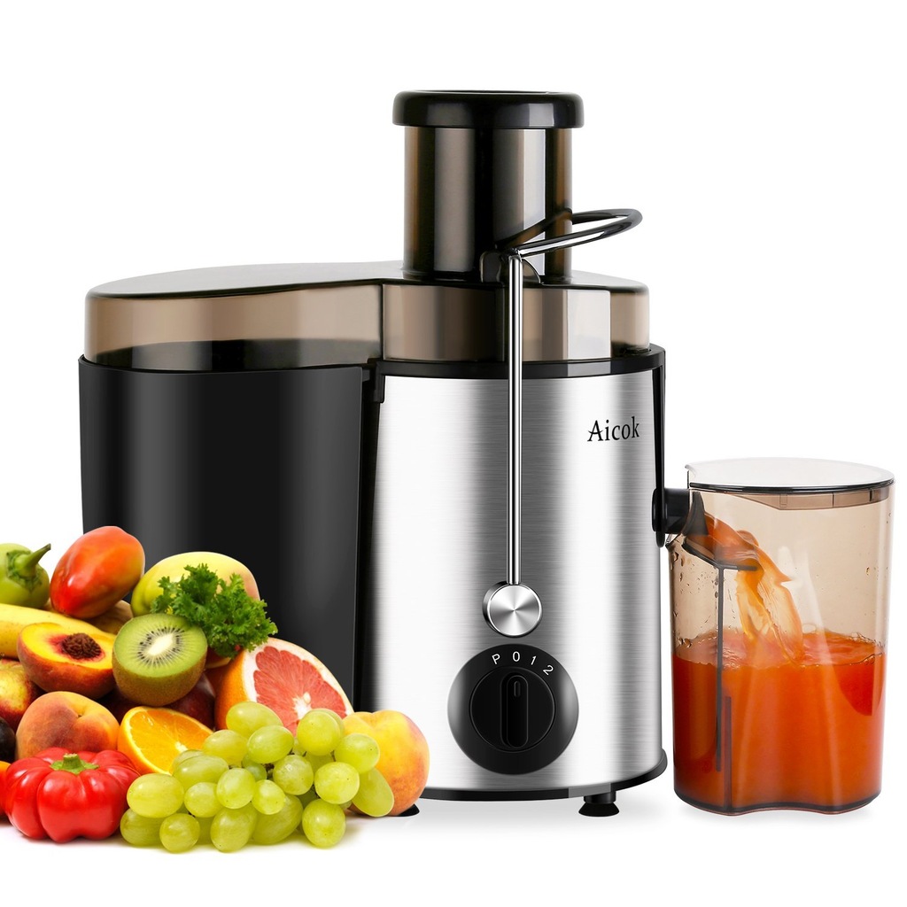 Sokowirówka AICOK AMR 516 400W całe owoce blokada Sokowirówka AICOK AMR 516 400W całe owoce blokada