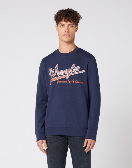 BLUZA MĘSKA W6B6HYX20 WRANGLER LOGO SWEAT XL