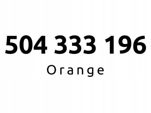 504-333-196 | Starter Orange (33 31 96) #E