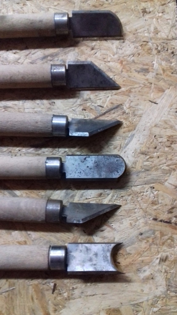 Dłuta tokarskie noże 6 szt GERMANY stare używane