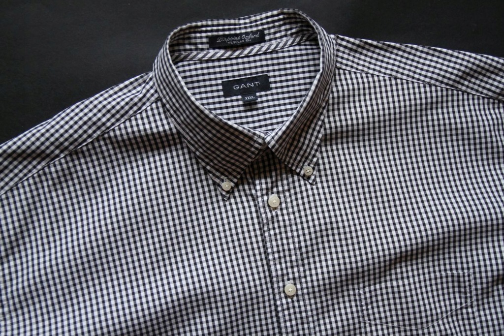 GANT__PINPOINT OXFORD__KOSZULA W KRATKĘ__3XL