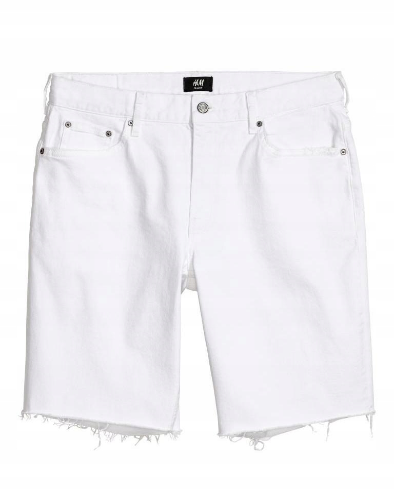 19H142 H&M__MJ9 JEANSOWE SPODENKI__W30