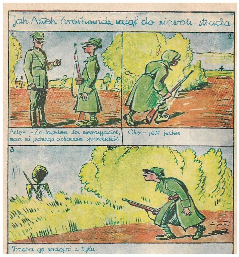 k. KOMIKS k. PLAKAT OLSZYNKA POWSTANIE LISTOPADOWE