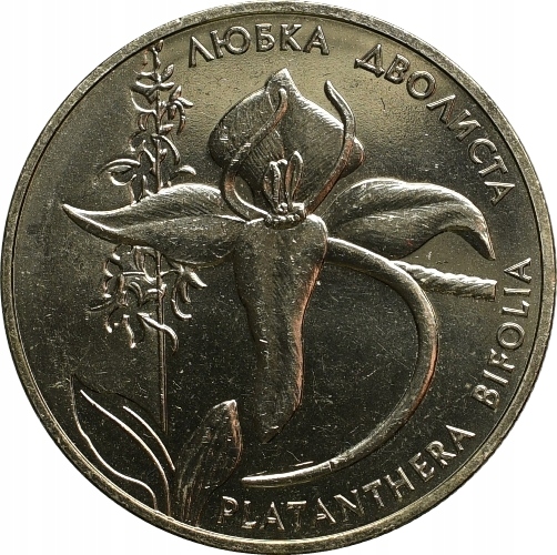 6. Ukraina, 2 hrywny 1999, storczyk