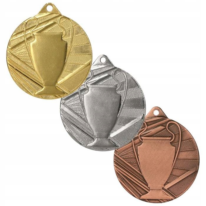 Komlet 3 medali: złoty, srebrny, brązowy + wstążka